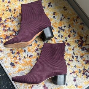 Joie Rich Burgundy Ankle Booties